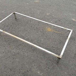 Metallinen alusta 60x130x21 cm