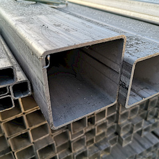 Ruostumaton Ferrit Putki 80 x 80 x 3 mm